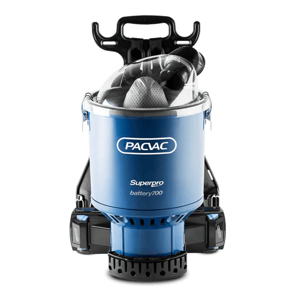 PACVAC SUPERPRO BATTERY BACKPACK VACUUM CLEANER - Cafe Supply