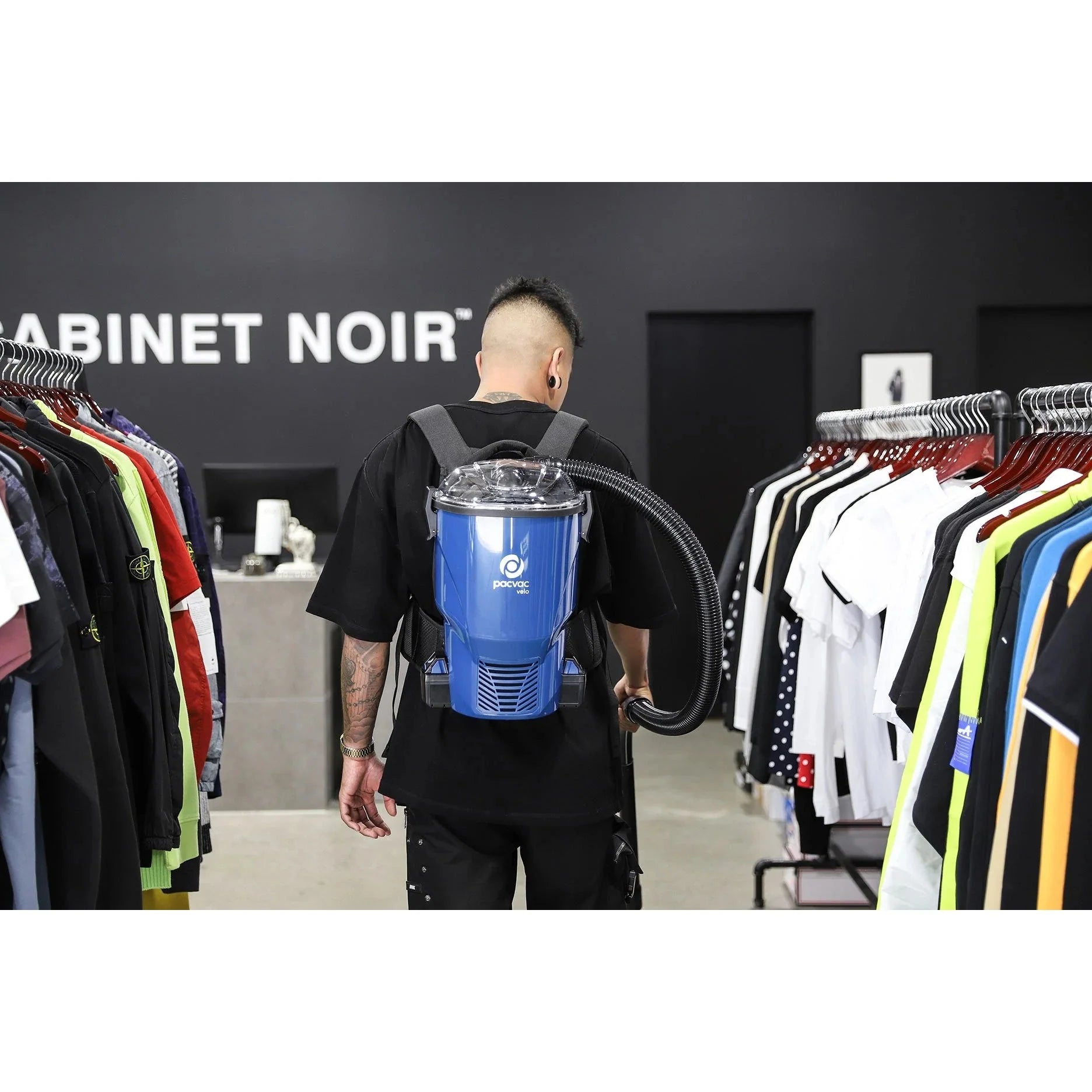 PACVAC VELO BATTERY BACKPACK VACUUM CLEANER - Cafe Supply
