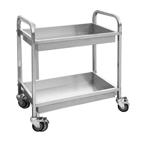 YC-102D – Stainless Steel trolley with 2 shelves