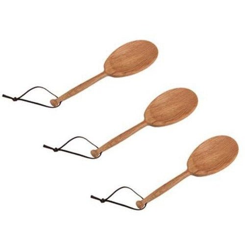 T&G Oak Spoon Large (3) - Cafe Supply