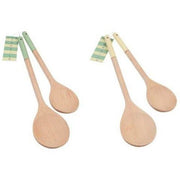 T&G Spoon Set Double Green Cream (6) - Cafe Supply