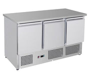 Three Door Compact Workbench Fridge - Cafe Supply