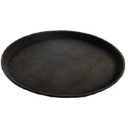 Tray Non-Slip Round 35Cm Black - Cafe Supply