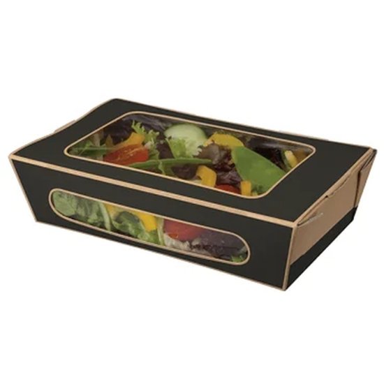 Tuck-Top Window Salad Pack, Large - Cafe Supply