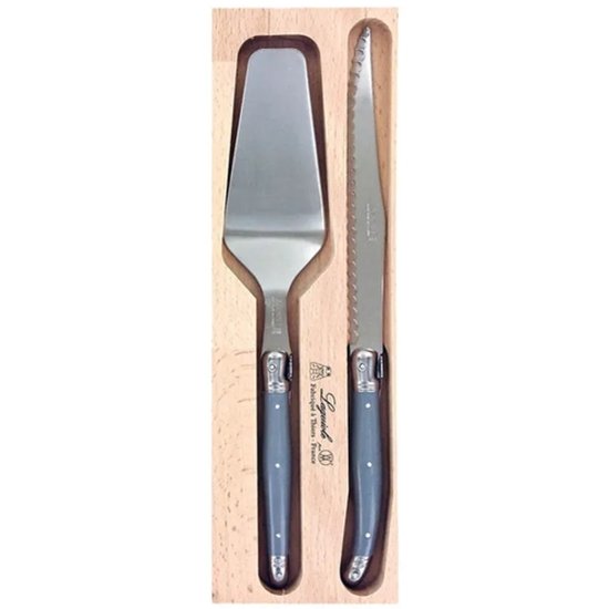 Verdier Cake Slice Server Set Mouse Grey - Cafe Supply