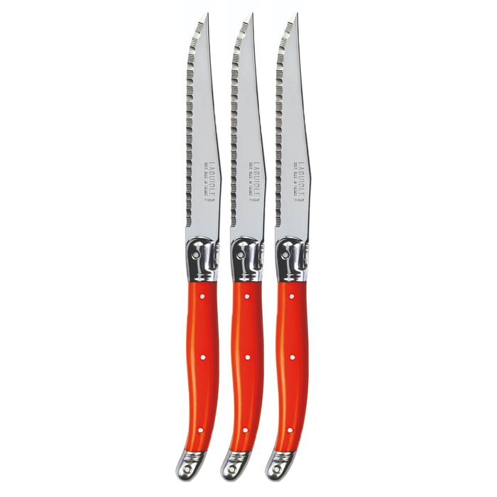 VERDIER REFILL STEAK KNIFE ORANGE(3) - Cafe Supply