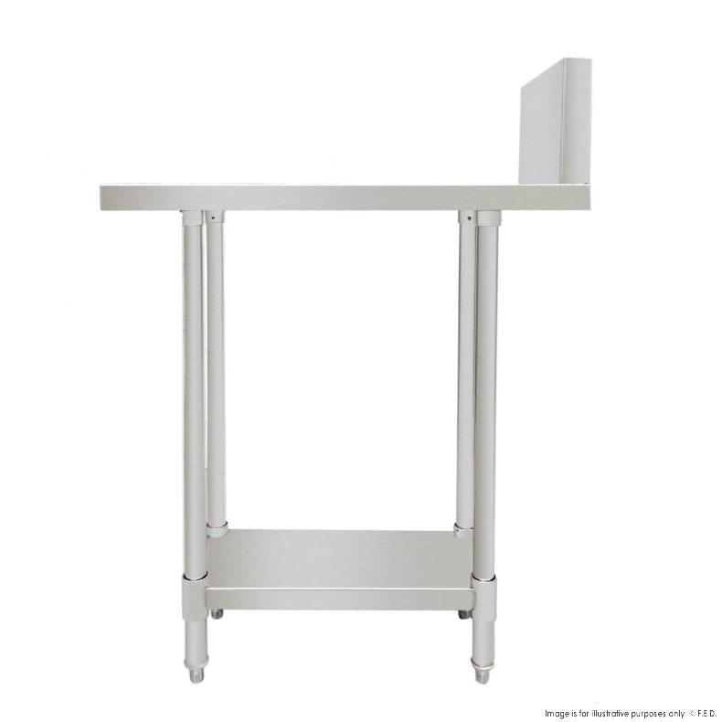 WBB-0450R Stainless Steel Kitchen Infill Bench with Splashback
