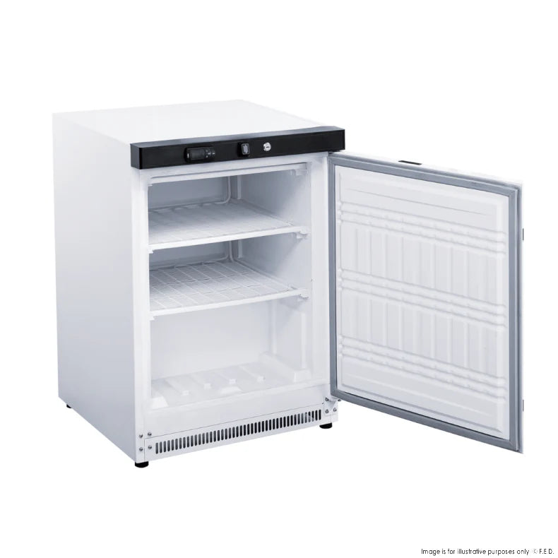 FED-X 120L Bar Freezer Solid Door | Stainless Steel | Digital Control Only $1,318.90 inc GST ✔ Energy Efficient ✔ Lockable ✔ 2-Year Warranty Shop Now at Cafe Supply