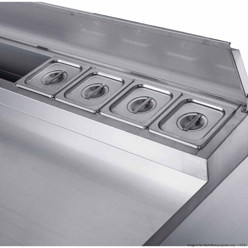 FED-X Three Door Salad Prep Fridge – XGNS1300D