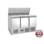 FED-X Three Door Salad Prep Fridge – XGNS1300S