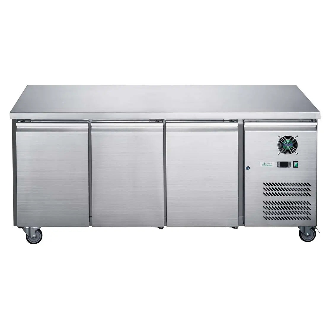 FED-X S/S Three Door Bench Freezer – XUB6F18S3V
