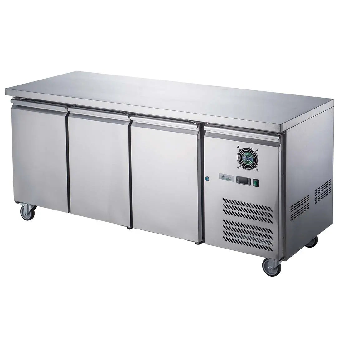 FED-X S/S Three Door Bench Freezer – XUB6F18S3V