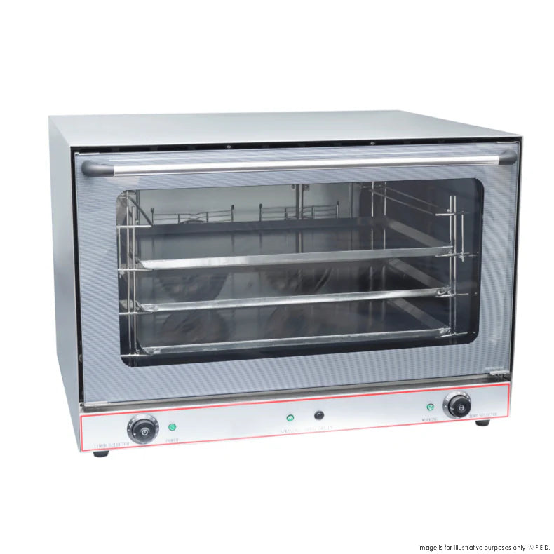 ConvectMax Heavy Duty Stainless Steel Convection Oven w/ Press Button Steam YXD-8AE