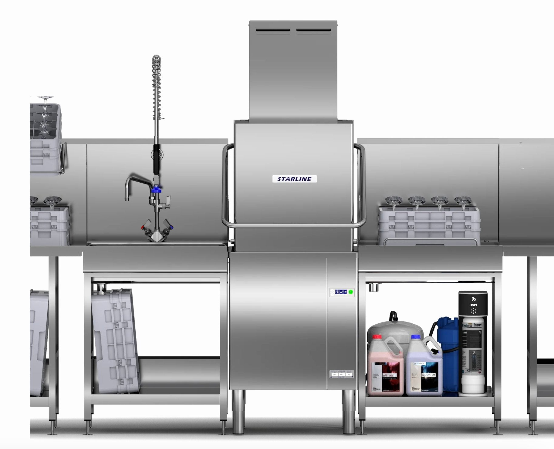 Pass-through Dishwashers