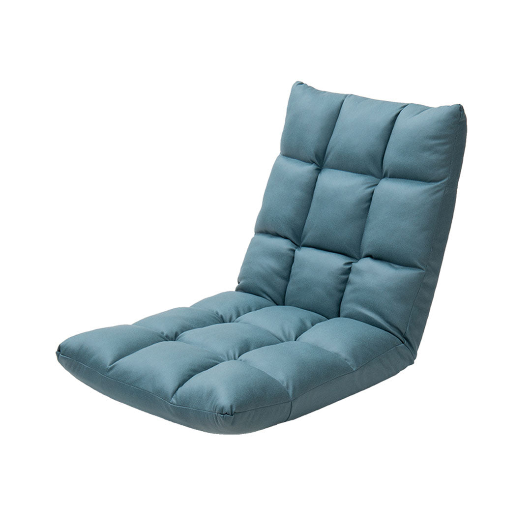 SOGA Green Lounge Floor Recliner Adjustable Gaming Sofa Bed Foldable Indoor Outdoor Backrest Seat Home Office Decor