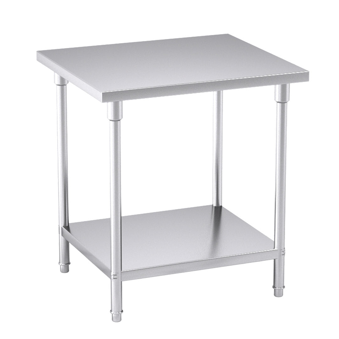 SOGA 80*70*85cm Commercial Catering Kitchen Stainless Steel Prep Work Bench