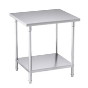 SOGA 80*70*85cm Commercial Catering Kitchen Stainless Steel Prep Work Bench