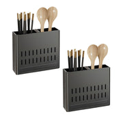 SOGA 2X Wall Mounted Kitchen Utensil Storage Rack Spoon Fork Chopstick Space-Saving Organiser