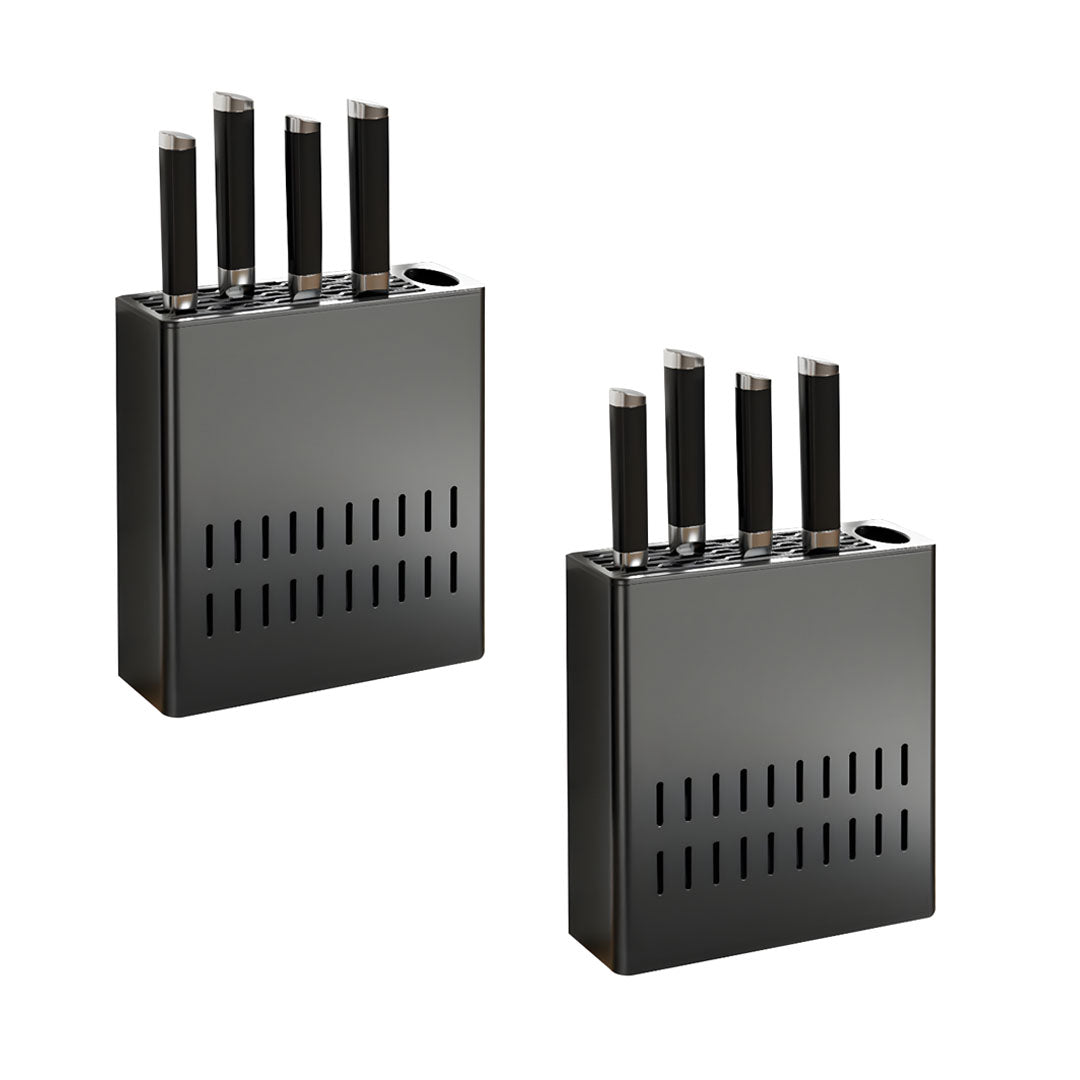 SOGA 2X  Wall Mounted Kitchen Knife Storage Rack Space-Saving Organiser