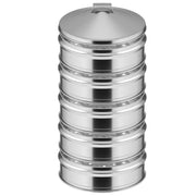 SOGA 5 Tier Stainless Steel Steamers With Lid Work inside of Basket Pot Steamers 25cm