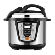 SOGA Electric Stainless Steel Pressure Cooker 10L 1600W Multicooker 16
