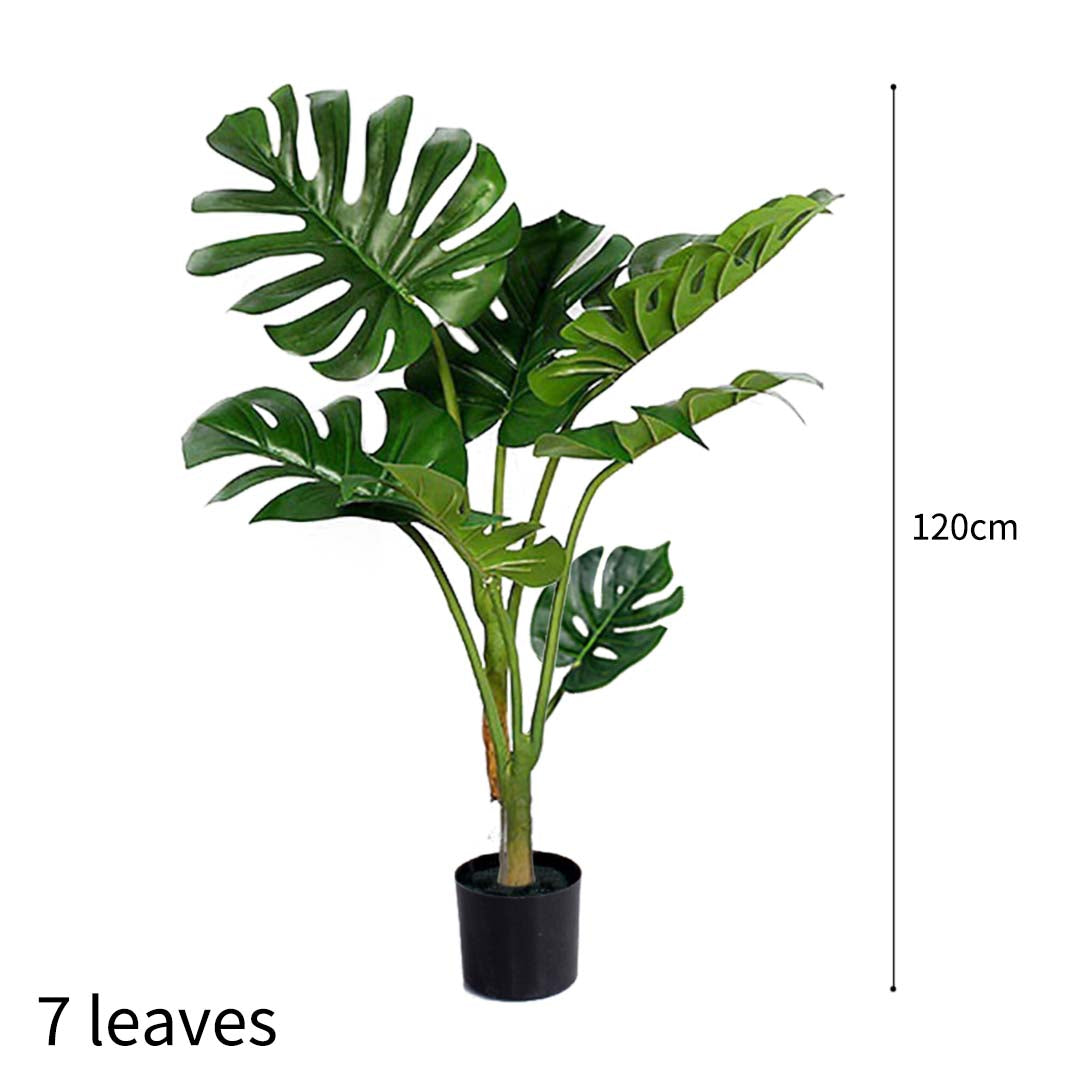 SOGA 4X 120cm Artificial Green Indoor Turtle Back Fake Decoration Tree Flower Pot Plant