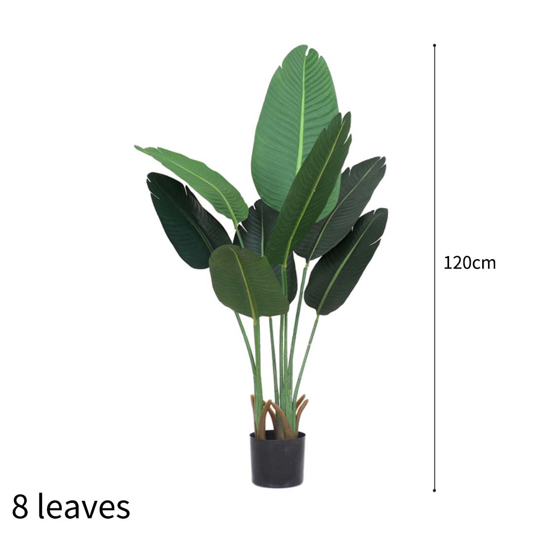 SOGA 2X 120cm Artificial Green Indoor Traveler Banana Fake Decoration Tree Flower Pot Plant