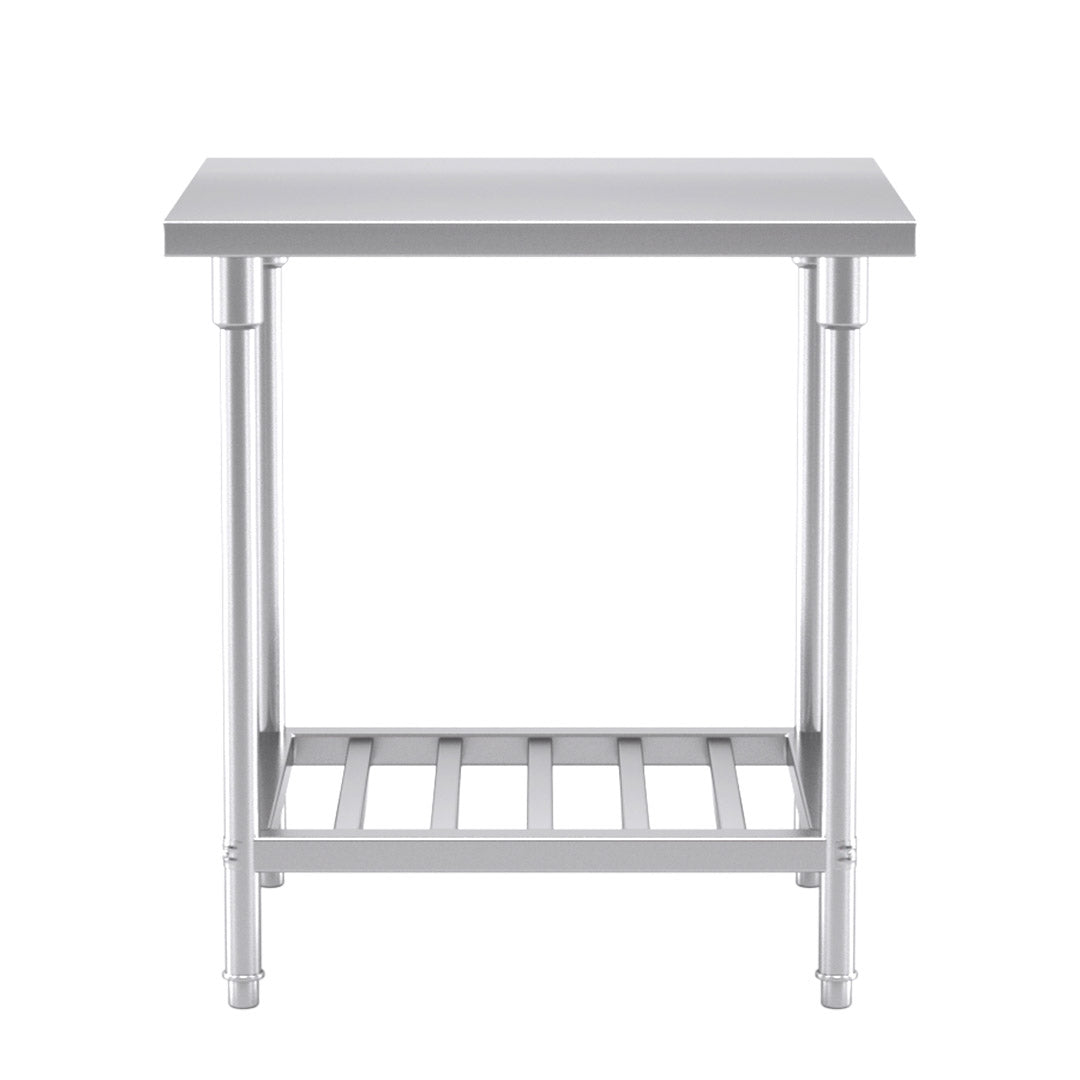 SOGA 80*70*85cm Commercial Catering Kitchen Stainless Steel Prep Work Bench