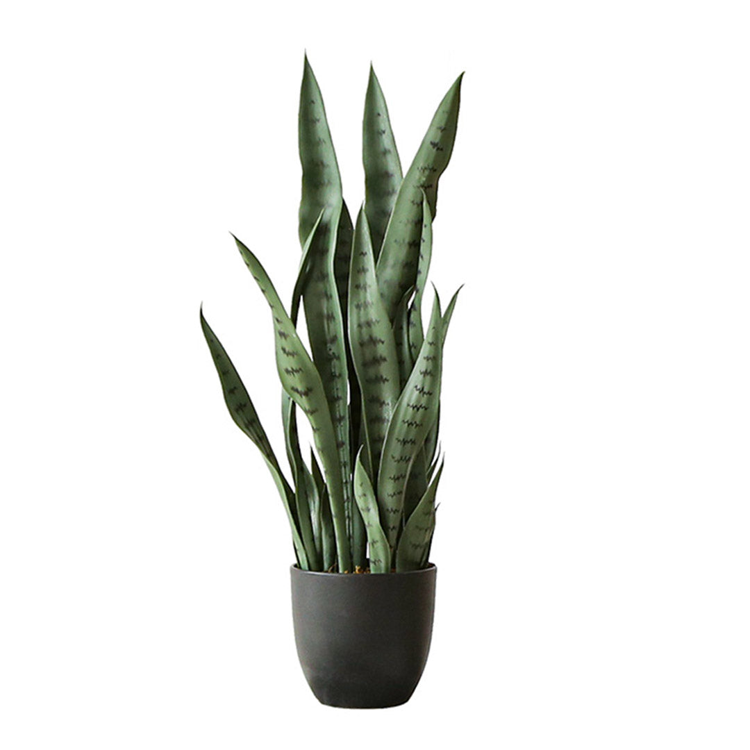 SOGA 2X 97cm Artificial Indoor Snake Sansevieria Plant Fake Decoration Tree Flower Pot