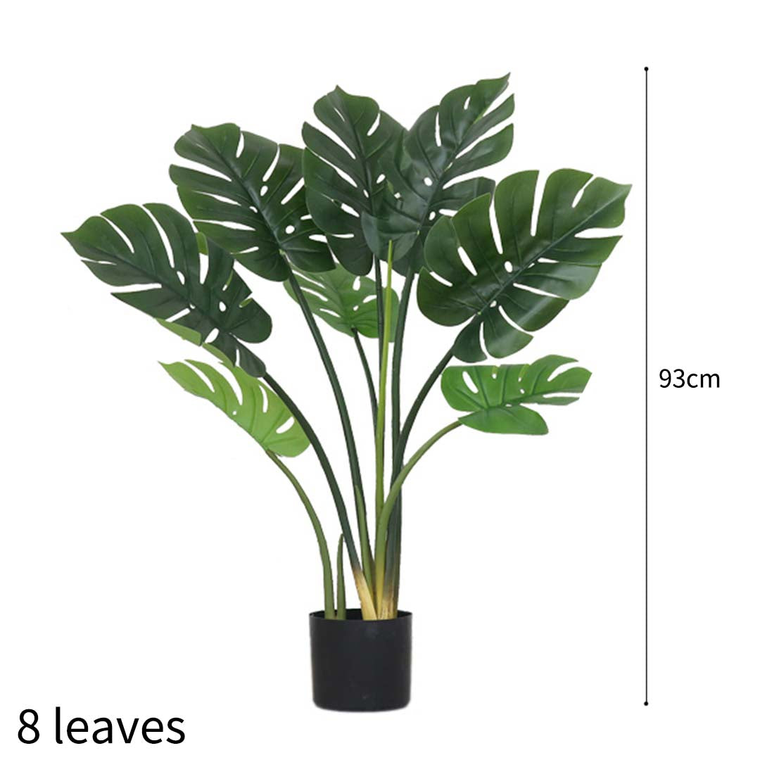 SOGA 93cm Artificial Indoor Potted Turtle Back Fake Decoration Tree Flower Pot Plant
