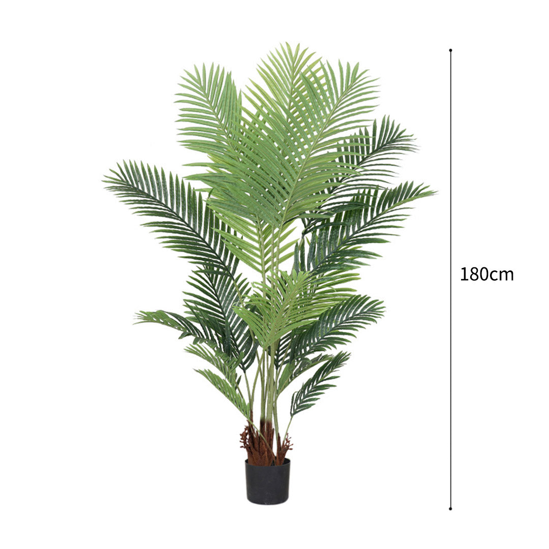 SOGA 2X 180cm Artificial Swallowtail Sunflower Fake Decoration Tree Flower Pot Plant