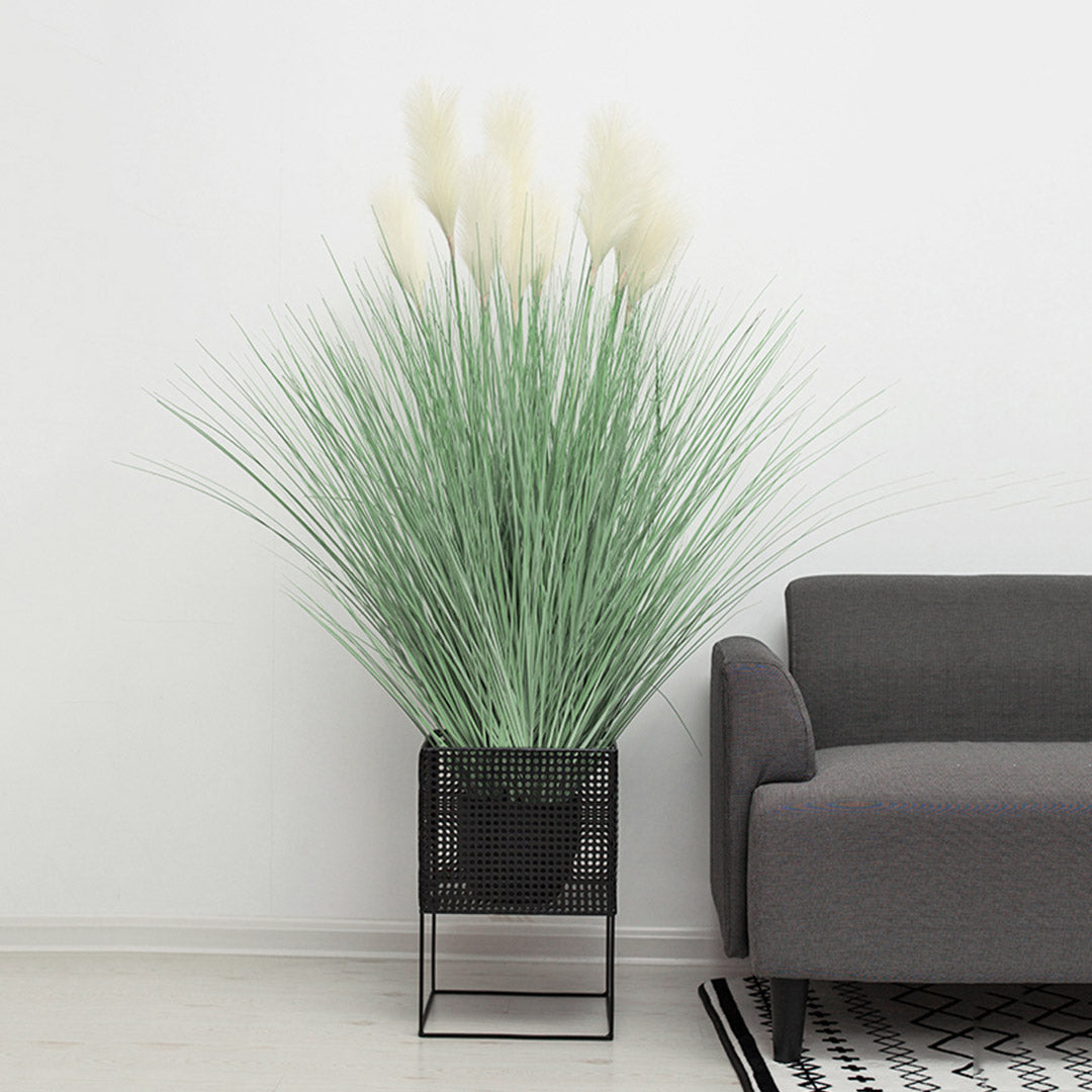 SOGA 137cm Green Artificial Indoor Potted Bulrush Grass Tree Fake Plant Simulation Decorative