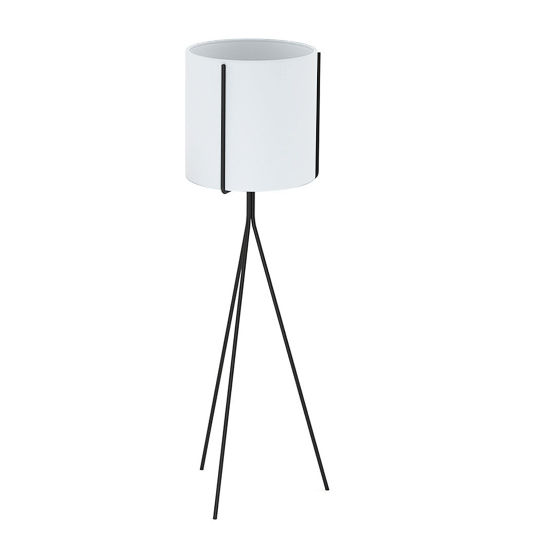 SOGA 2X 80cm Tripod Flower Pot Plant Stand with White Flowerpot Holder Rack Indoor Display