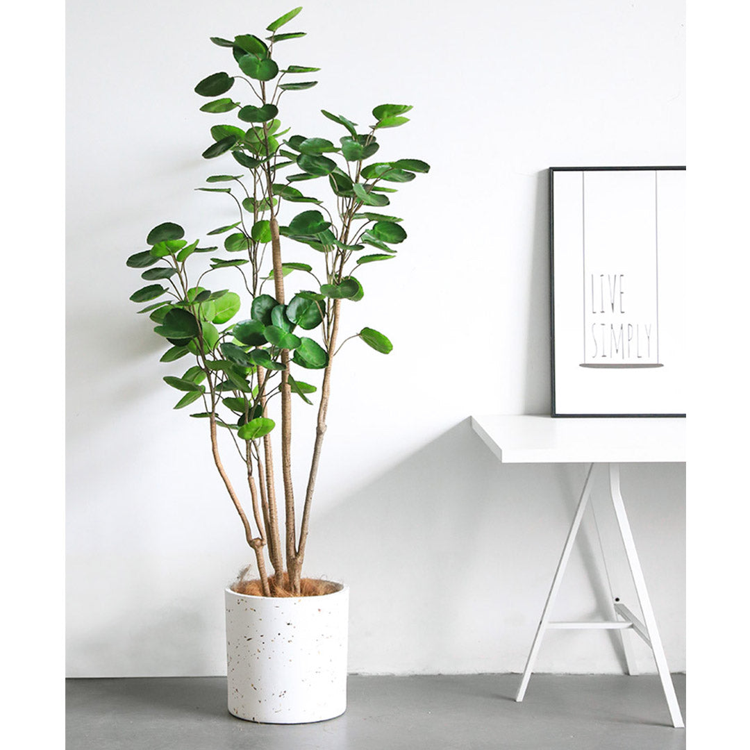 SOGA 2X 180cm Green Artificial Indoor Pocket Money Tree Fake Plant Simulation Decorative