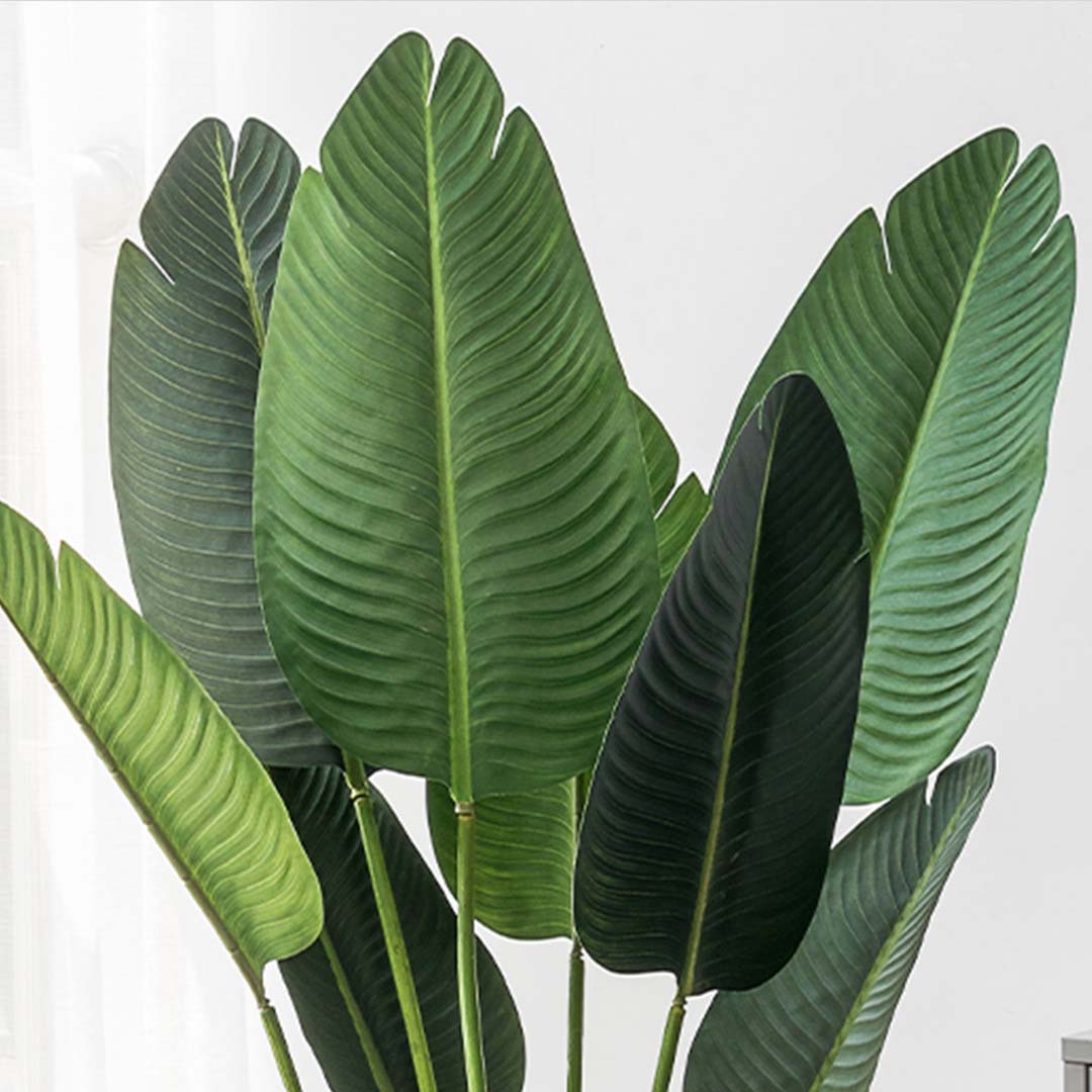 SOGA 2X 120cm Artificial Green Indoor Traveler Banana Fake Decoration Tree Flower Pot Plant