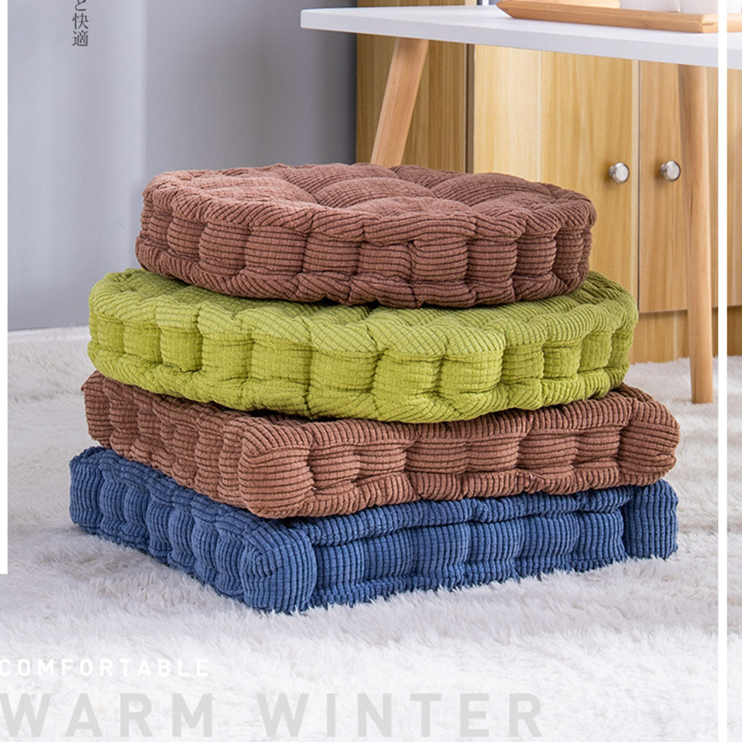 SOGA 2X Coffee Round Cushion Soft Leaning Plush Backrest Throw Seat Pillow Home Office Decor