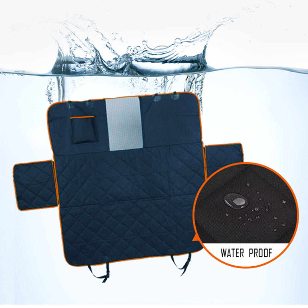 SOGA Oxford Cloth Waterproof Dog Car Cover Back Seat Protector Hammock Pet Mat Black