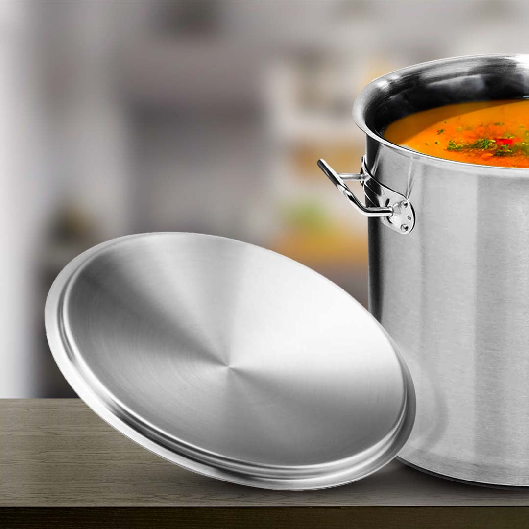SOGA 60cm Top Grade Stockpot Lid Stainless Steel Stock pot Cover
