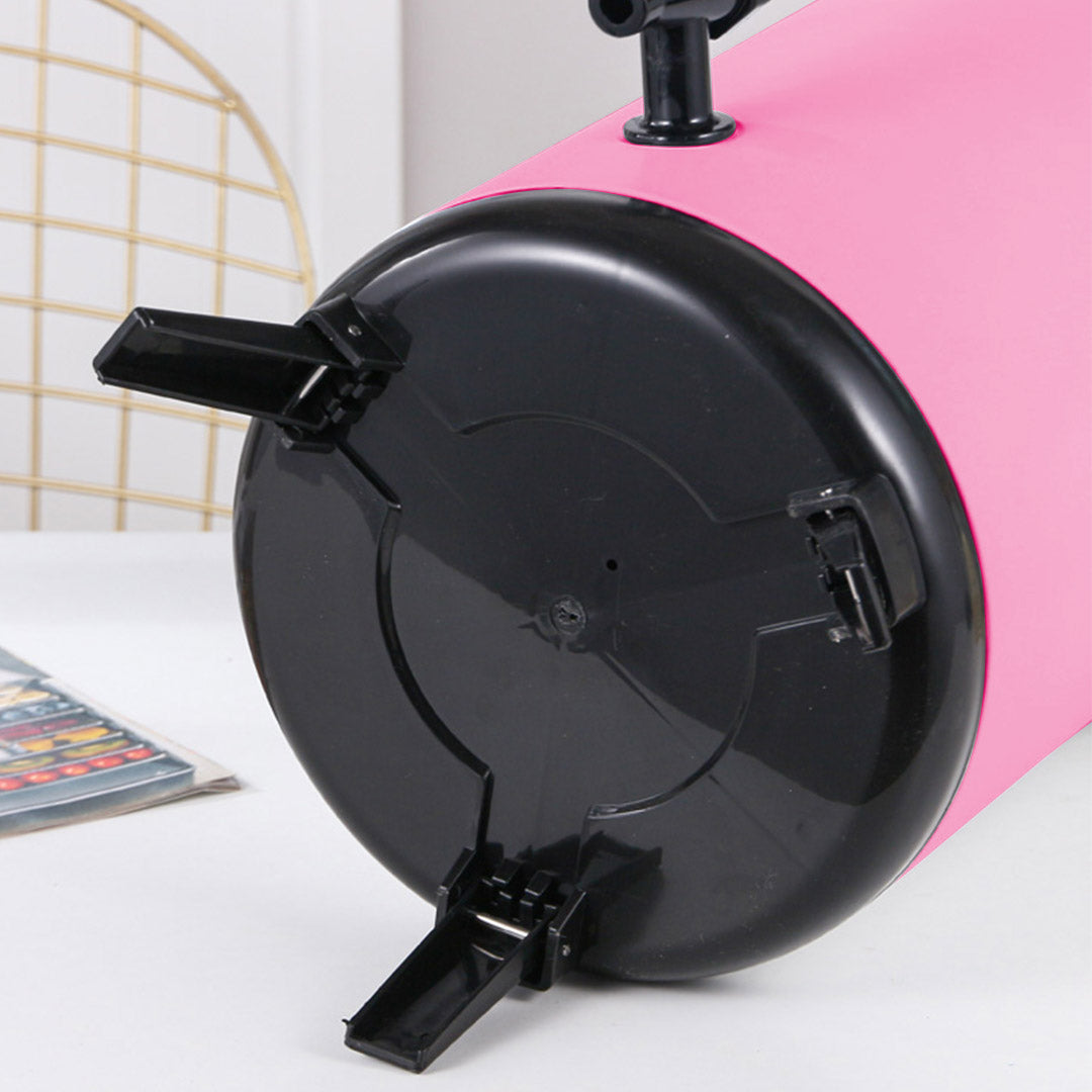SOGA 8X 8L Stainless Steel Insulated Milk Tea Barrel Hot and Cold Beverage Dispenser Container with Faucet Pink