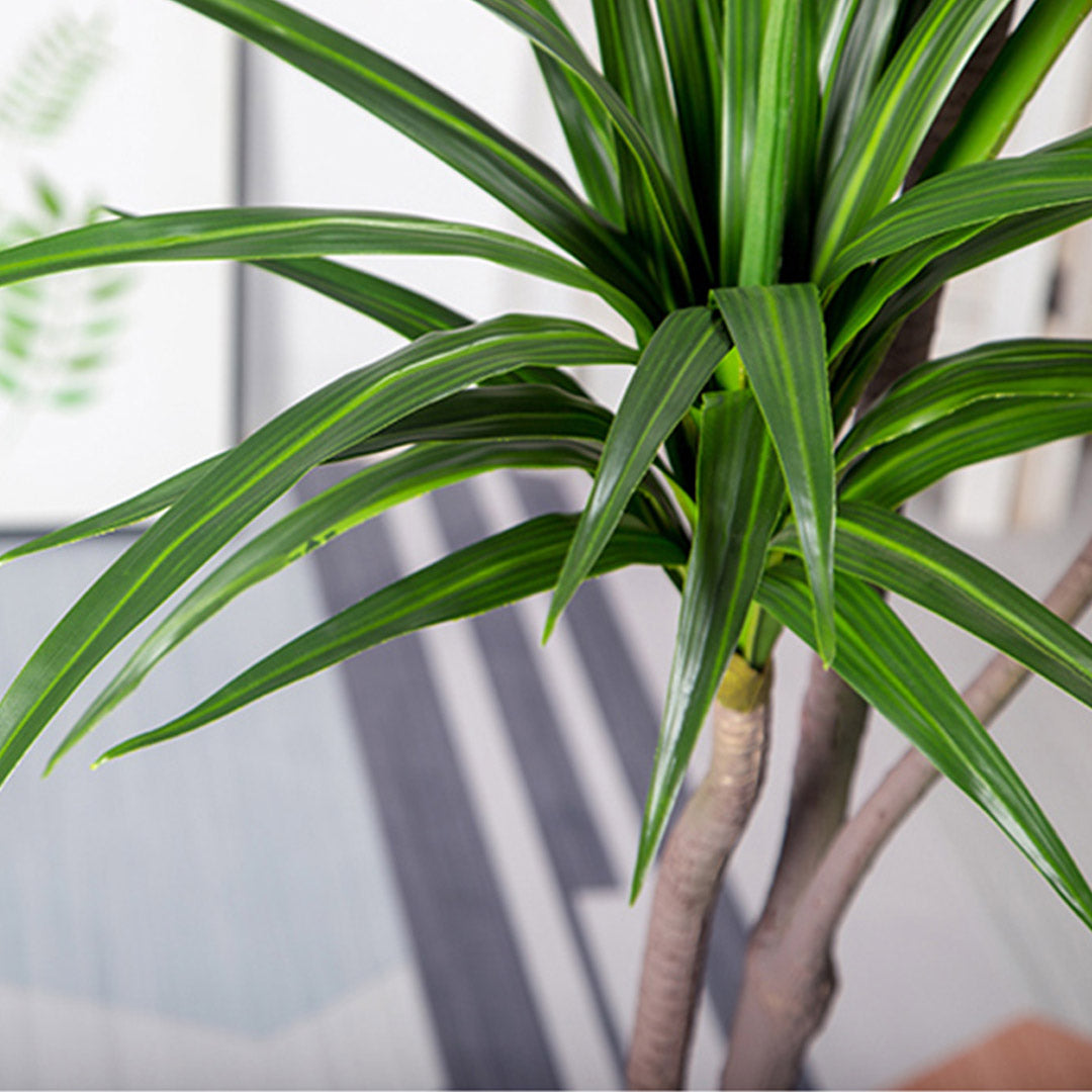 SOGA 2X 180cm Green Artificial Indoor Brazlian Iron Tree Fake Plant Decorative 4 Heads