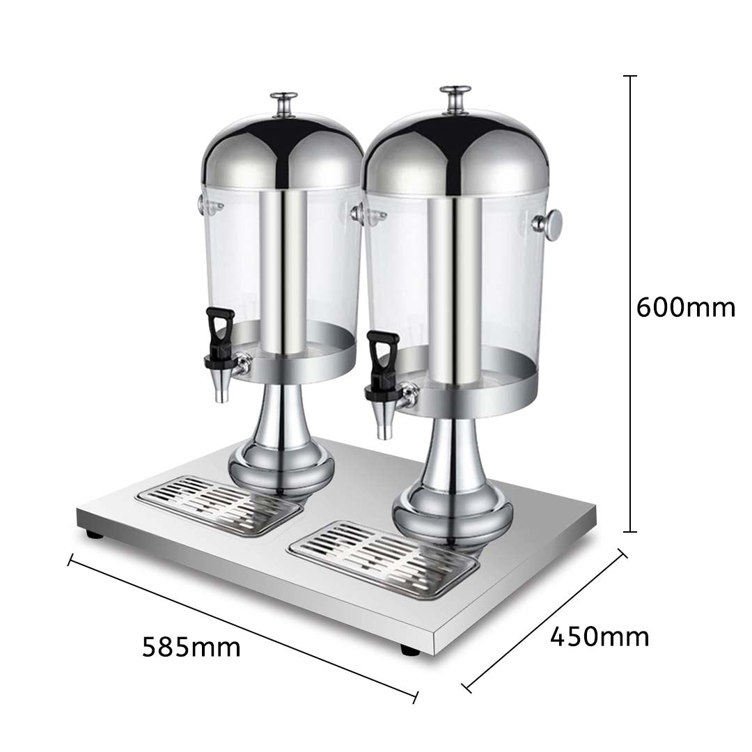 SOGA 2X Dual 8L Juicer Water Milk Coffee Pump Beverage Drinking Utensils