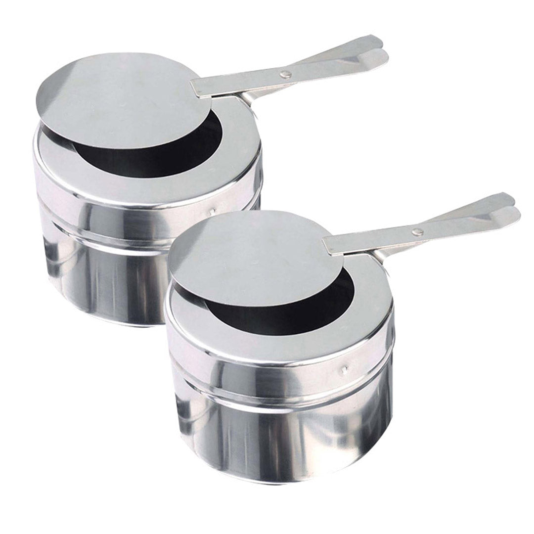 SOGA 2X 6.5L Stainless Steel Double Soup Tureen Bowl Station Roll Top Buffet Chafing Dish Catering Chafer Food Warmer Server