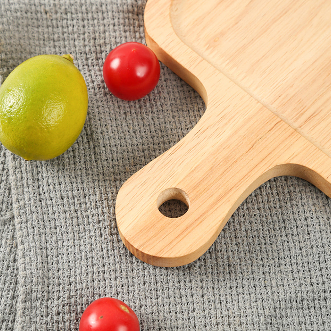 SOGA 2X 35cm Rectangle Premium Wooden Oak  Food Serving Tray Charcuterie Board Paddle Home Decor