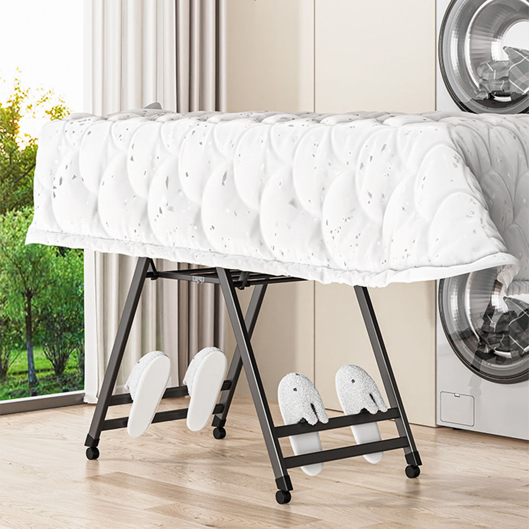 SOGA 2X 1.6m Portable Wing Shape Clothes Drying Rack Foldable Space-Saving Laundry Holder