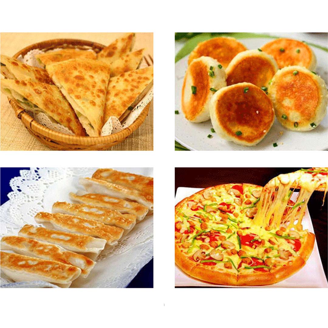 SOGA 2X Cast Iron 30cm Frying Pan Skillet Coating Steak Sizzle Platter