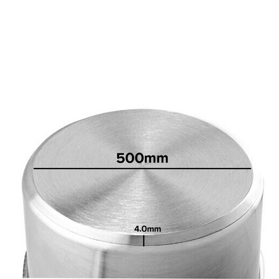 SOGA Stock Pot 98L Top Grade Thick Stainless Steel Stockpot 18/10