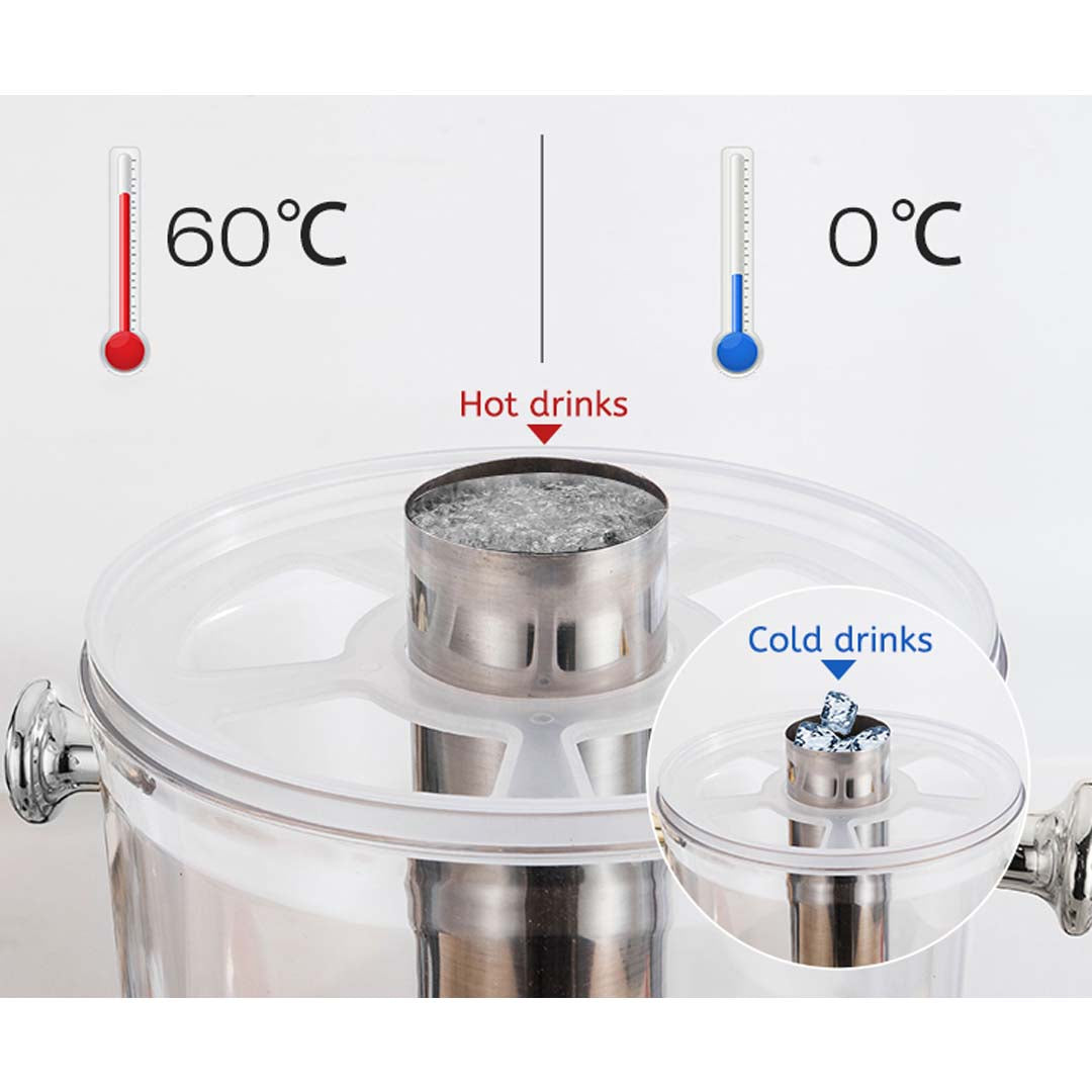 SOGA 2X Dual 8L Juicer Water Milk Coffee Pump Beverage Drinking Utensils