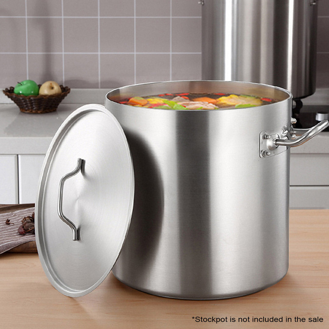 SOGA 55cm Top Grade Stockpot Lid Stainless Steel Stock pot Cover