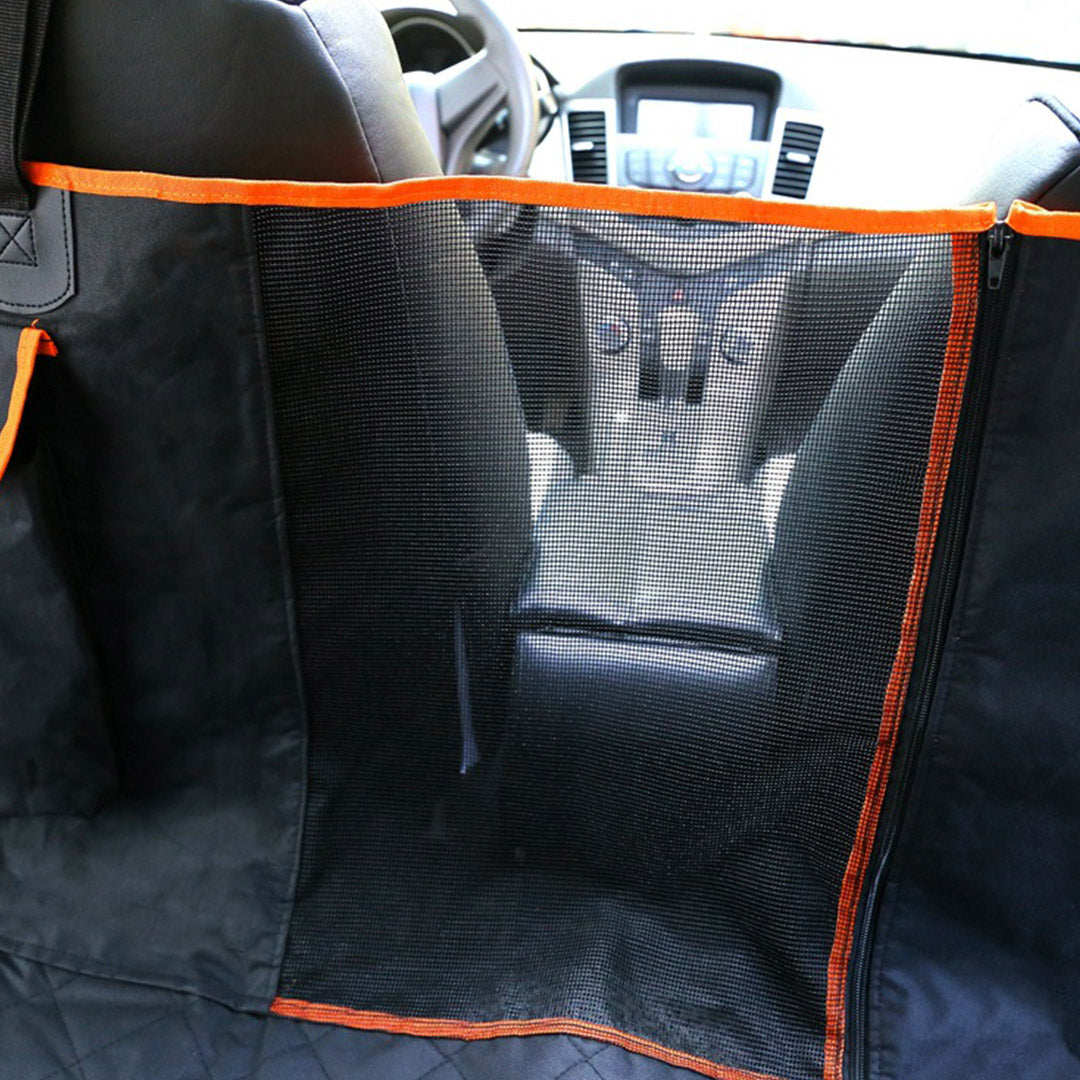 SOGA 2X Oxford Cloth Waterproof Dog Car Cover Back Seat Protector Hammock Pet Mat Black