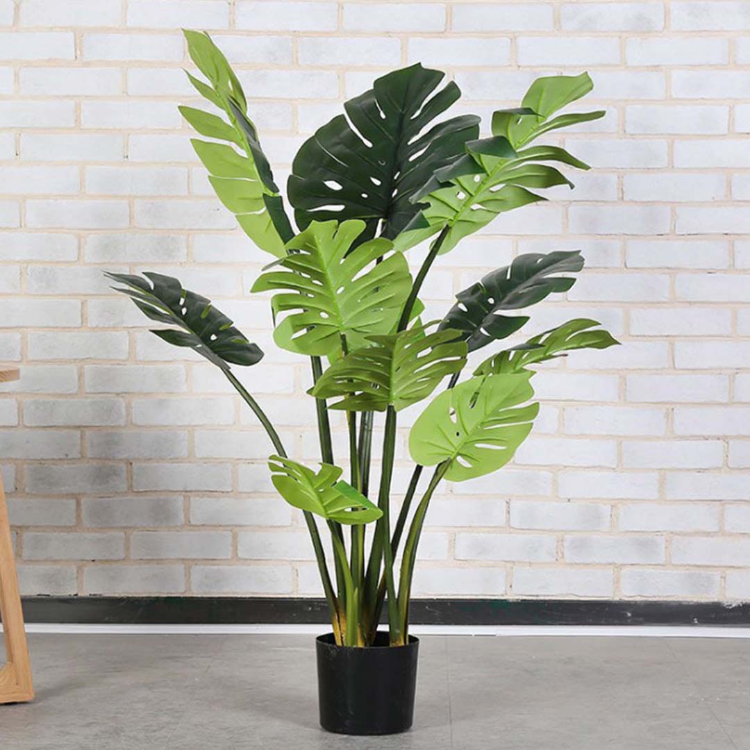 SOGA 2X 93cm Artificial Indoor Potted Turtle Back Fake Decoration Tree Flower Pot Plant
